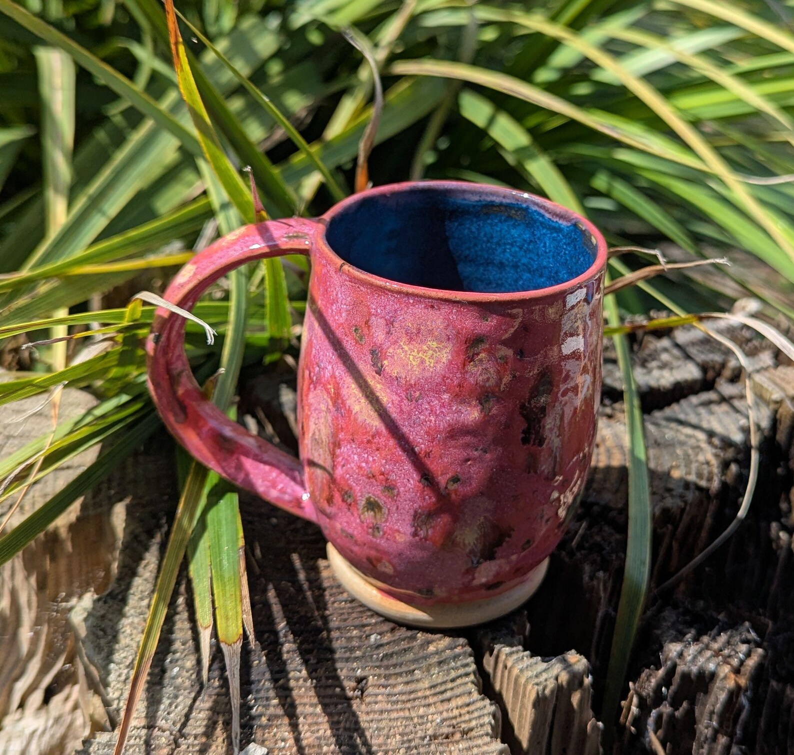 Pink mug,handmade ceramic mug, pink ceramic mug, - Image 3