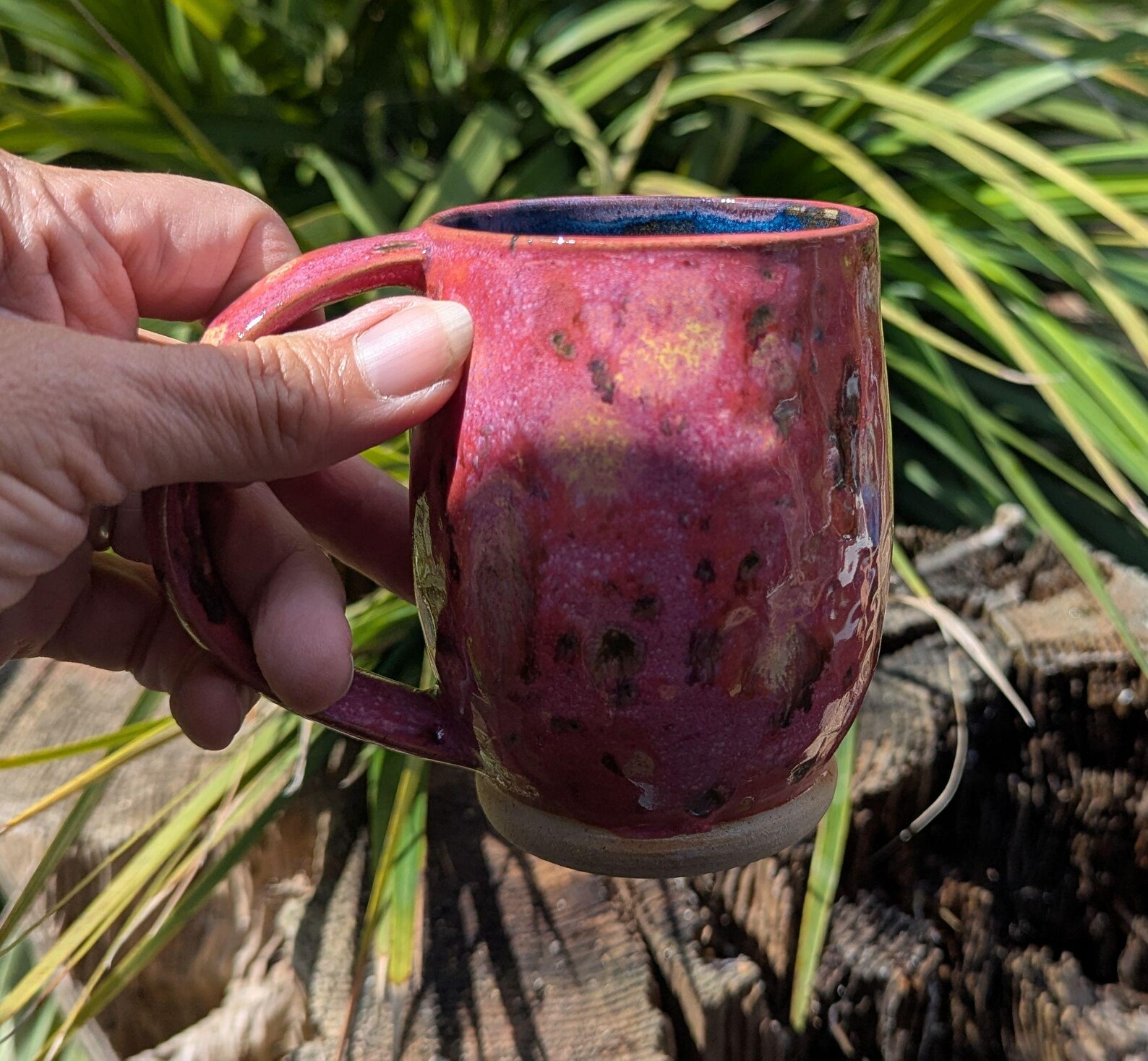Pink mug,handmade ceramic mug, pink ceramic mug, - Image 7