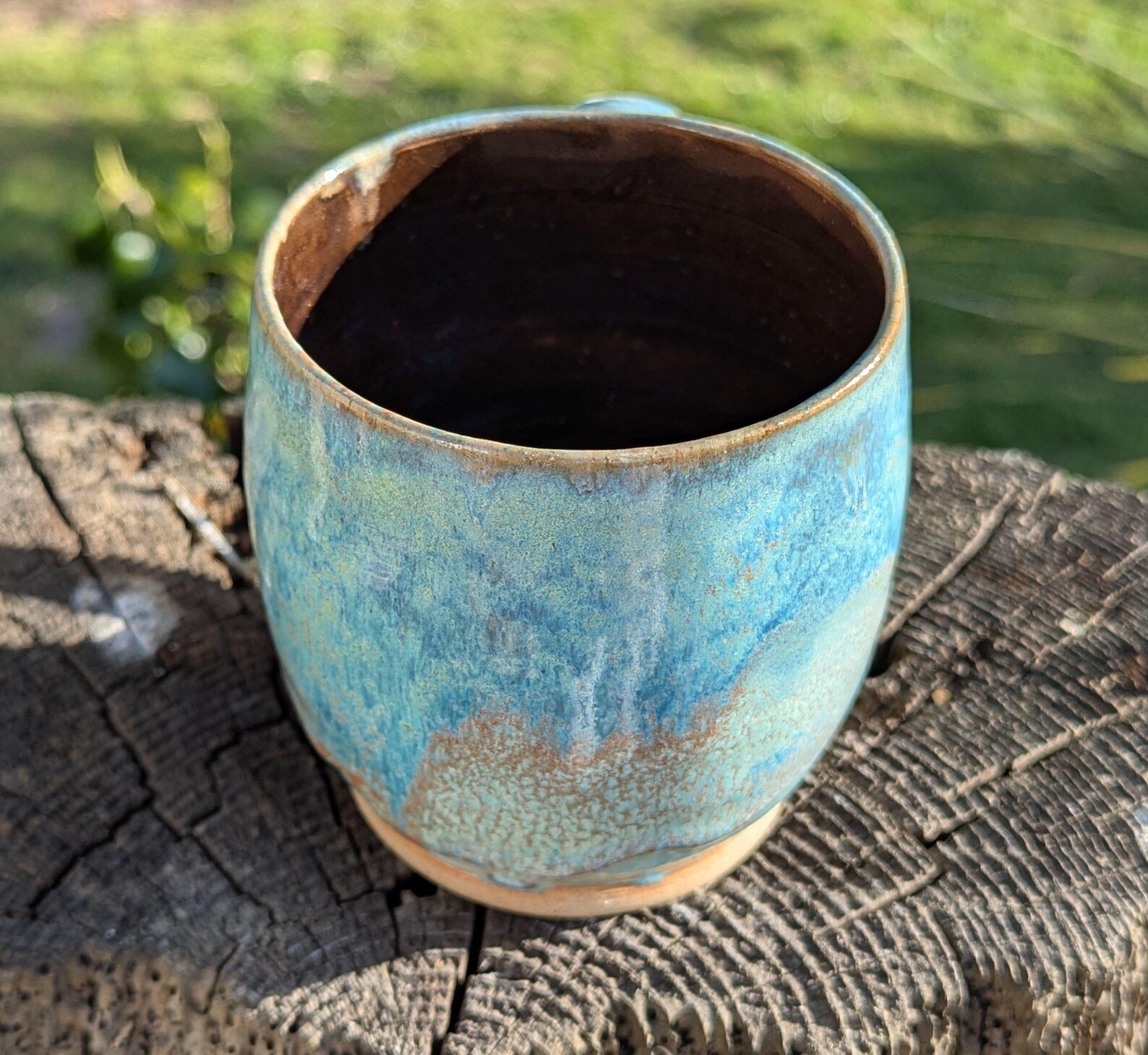 handmade mug, blue mug, handmade ceramic mug, gift - Image 6