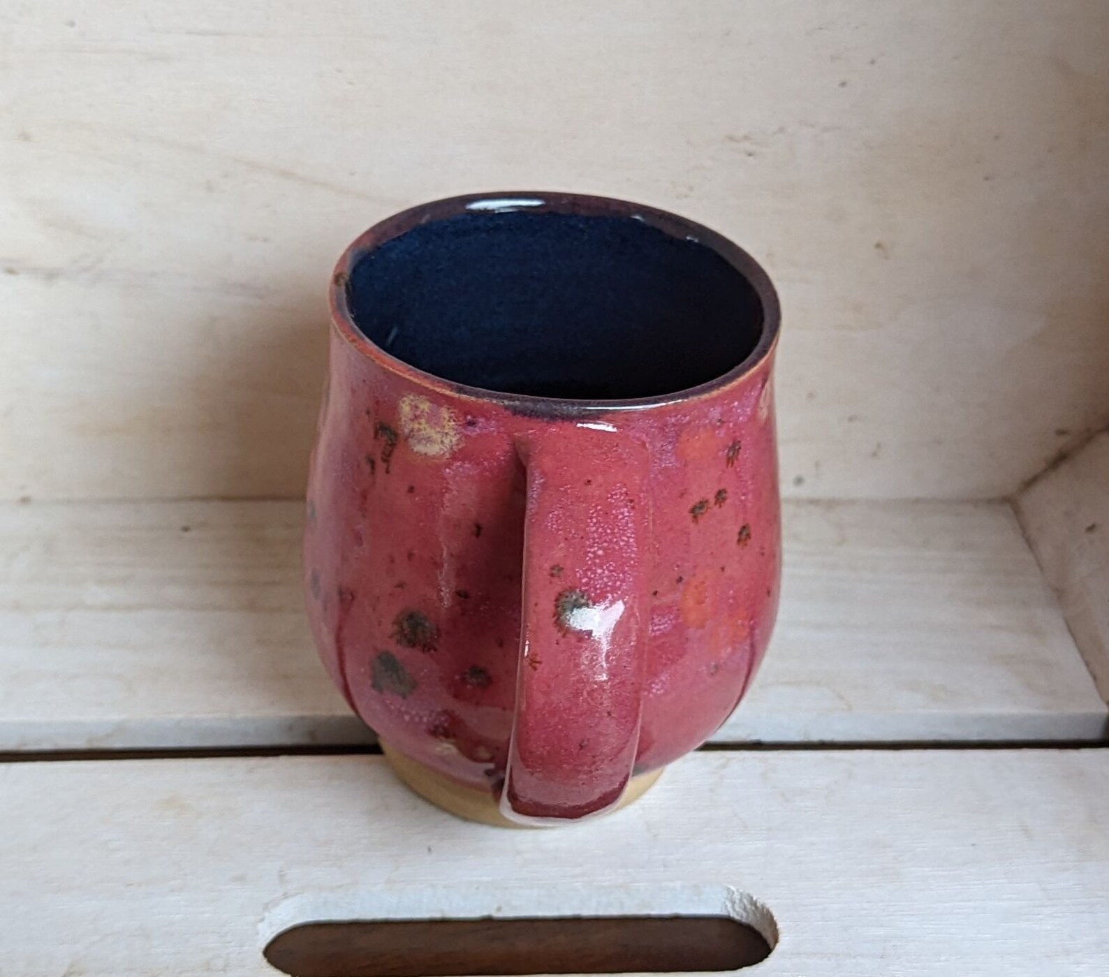 Pink mug,handmade ceramic mug, speckled pink ceramic mug - Image 4