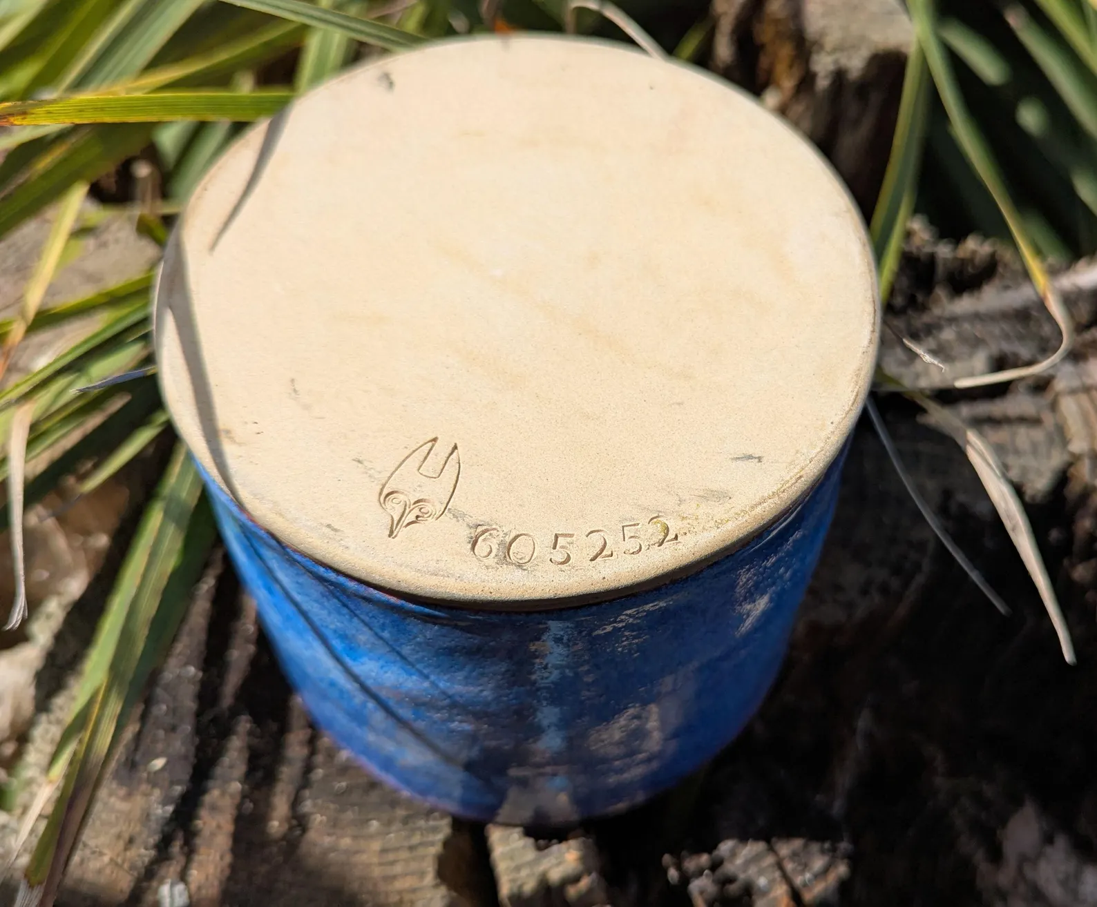 blue plant pot, handmade, ceramic plant pot - Image 7