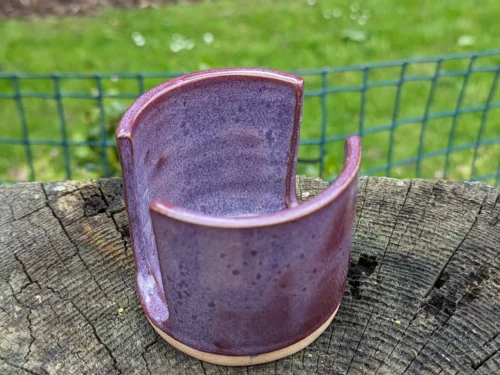 Purple sponge holder,ceramic sponge holder
