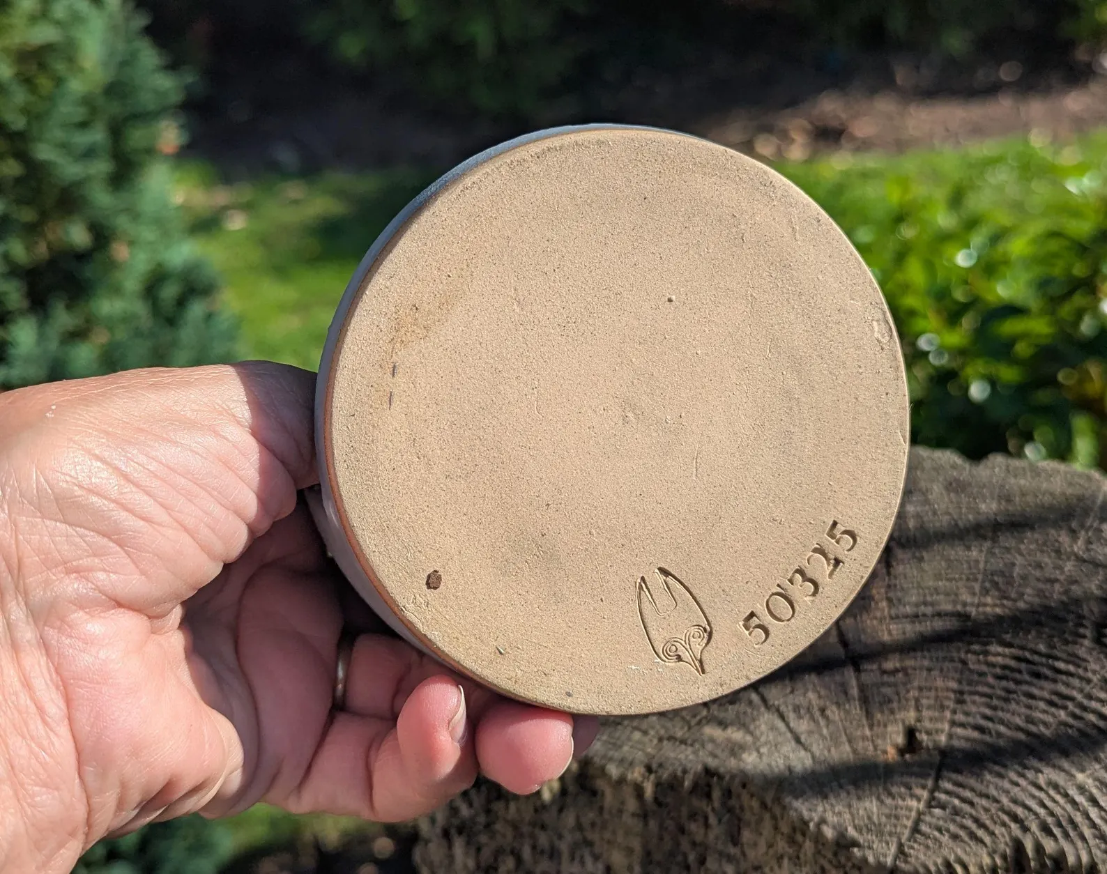 handmade salt pig, grey chefs salt pig, ceramic salt pig - Image 7