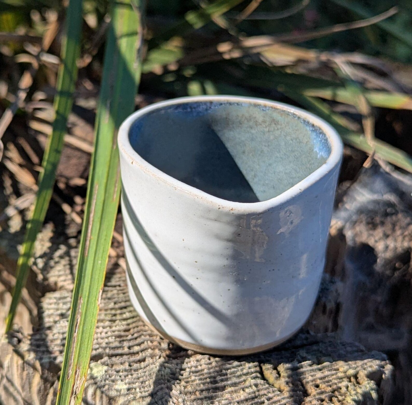 Handcrafted white ceramic milk jug, mini jug - Image 6
