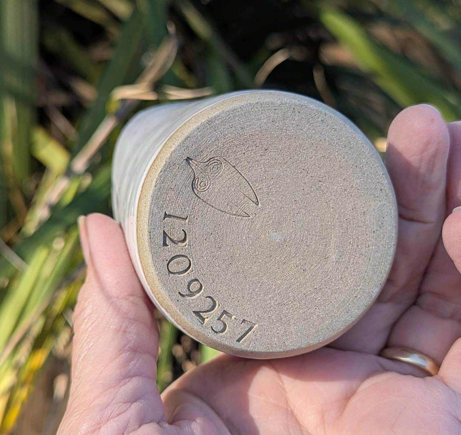 Handcrafted white ceramic milk jug, mini jug - Image 7