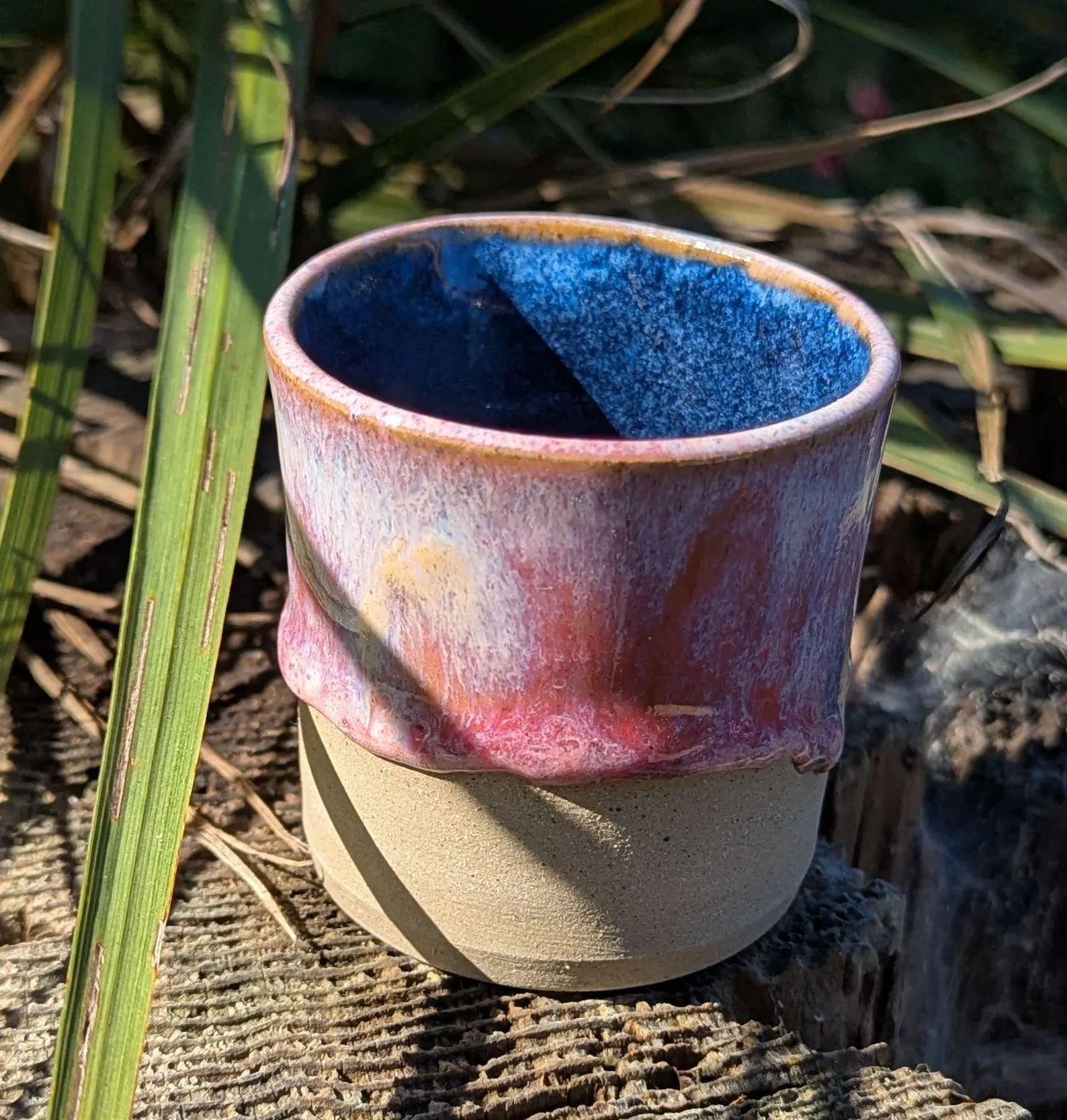 Handcrafted pink ceramic milk jug, mini jug - Image 5
