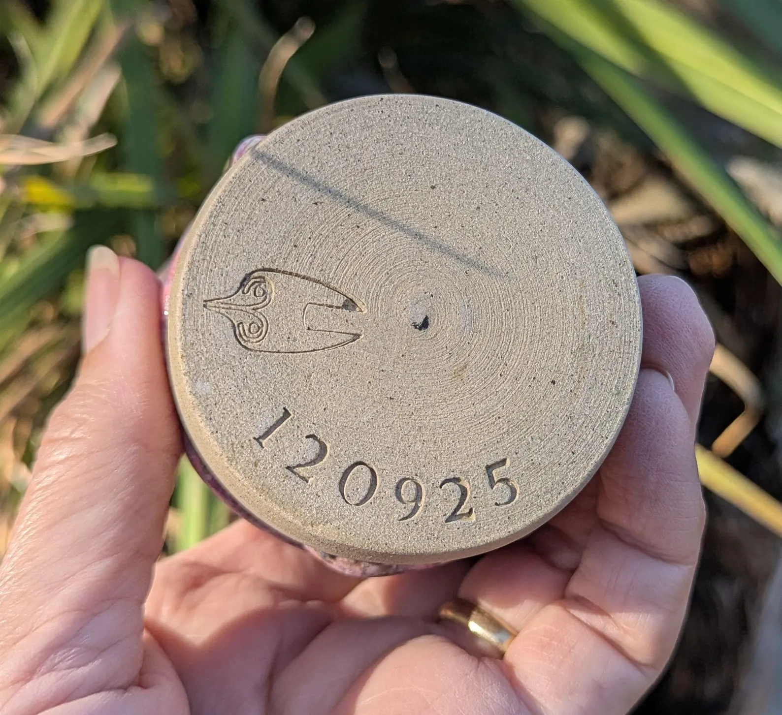 Handcrafted pink ceramic milk jug, mini jug - Image 7