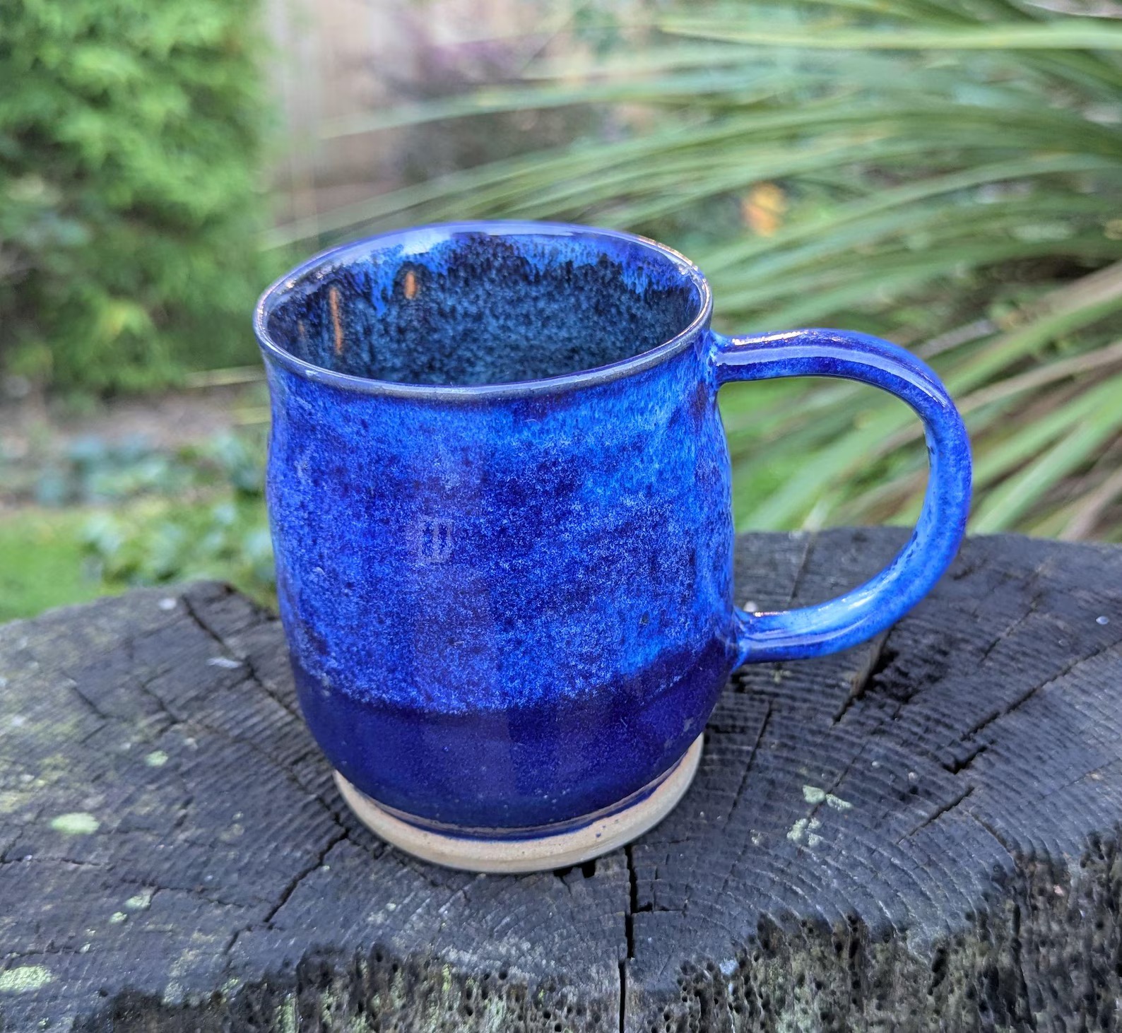 Handmade Blue Ceramic Mug