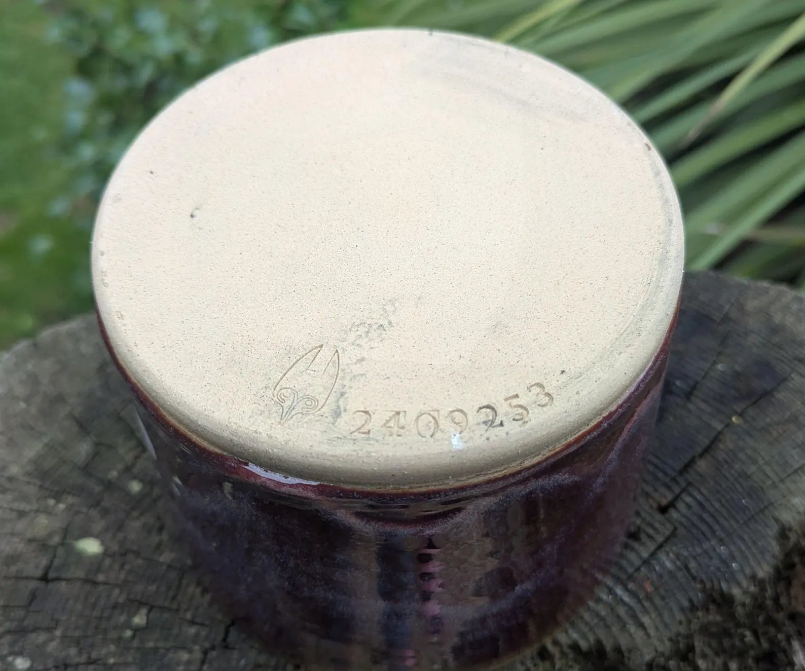 handmade plant pot, pink and Purple plant pot, handmade, ceramic planter - Image 7