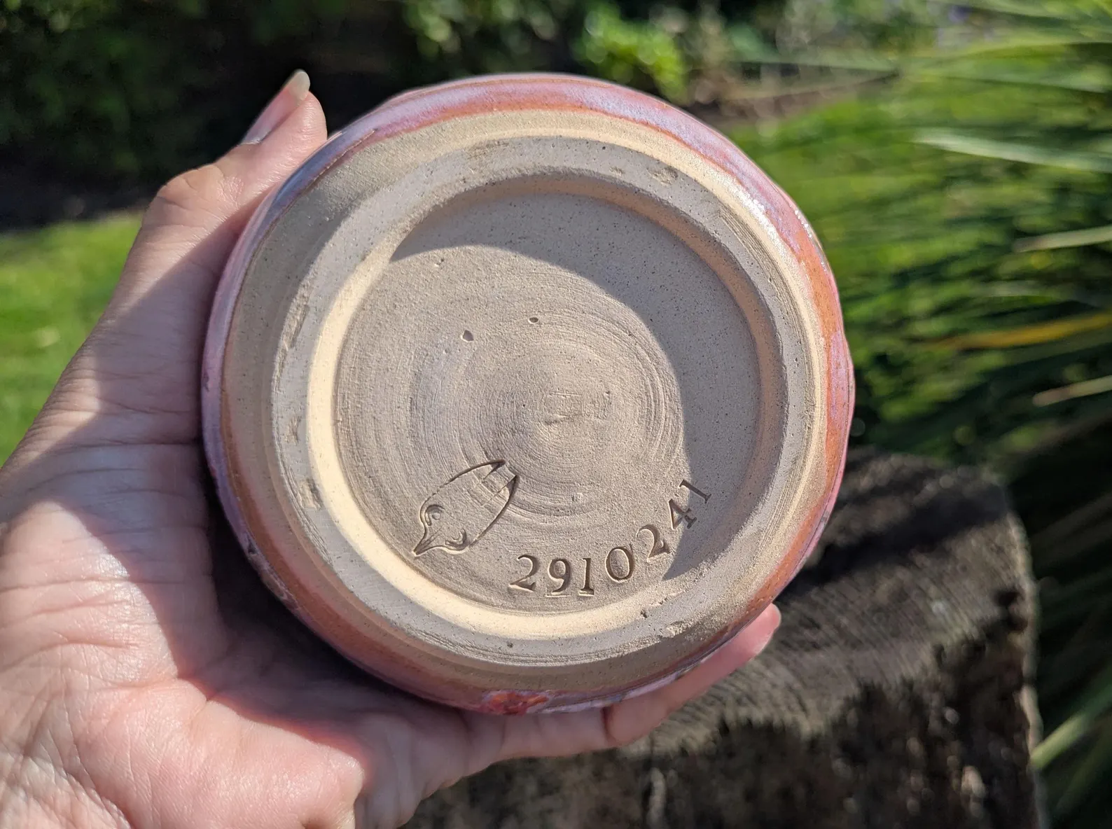 Handmade Pink and Red Ceramic Vase: Wheel-Thrown Pottery - Image 7